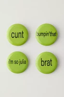 Bratty Pin Set