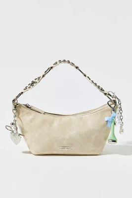 Silence + Noise Luna Studded Faux Leather Shoulder Bag