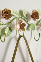 Floral Vine Iron Wall Multi-Hook