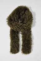 Fluffy Faux Fur Skinny Scarf