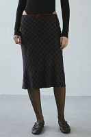 Urban Renewal Remnants Plaid Knee Length Skirt