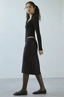 Urban Renewal Remnants Plaid Knee Length Skirt