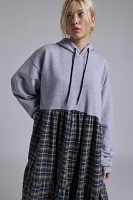 Urban Renewal Remade Flannel Hoodie Dress