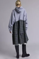 Urban Renewal Remade Flannel Hoodie Dress