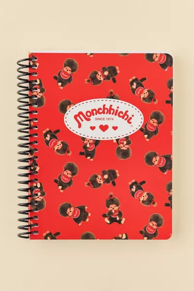PIPSTICKS Monchhichi Spiral Notebook