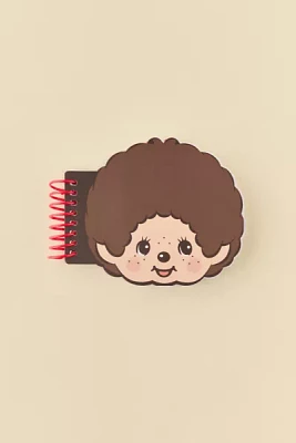 PIPSTICKS Monchhichi Head Shaped Spiral Notebook