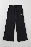 Standard Cloth Relaxed Fit Open Hem Wide Leg Sweatpant