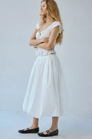 Kimchi Blue Maggie Bubble Hem Midi Skirt