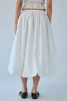 Kimchi Blue Maggie Bubble Hem Midi Skirt