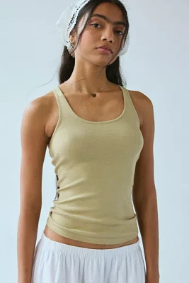 BDG MJ Ribbed Knit Slim Tank Top