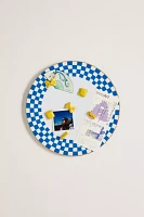 Dinner Plate Round Cork Board & Icon Pin Set