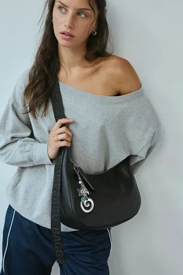 BAGGU Recycled Leather Crescent Bag