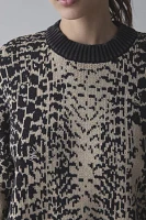 The Ragged Priest Croc Print Oversized Sweater