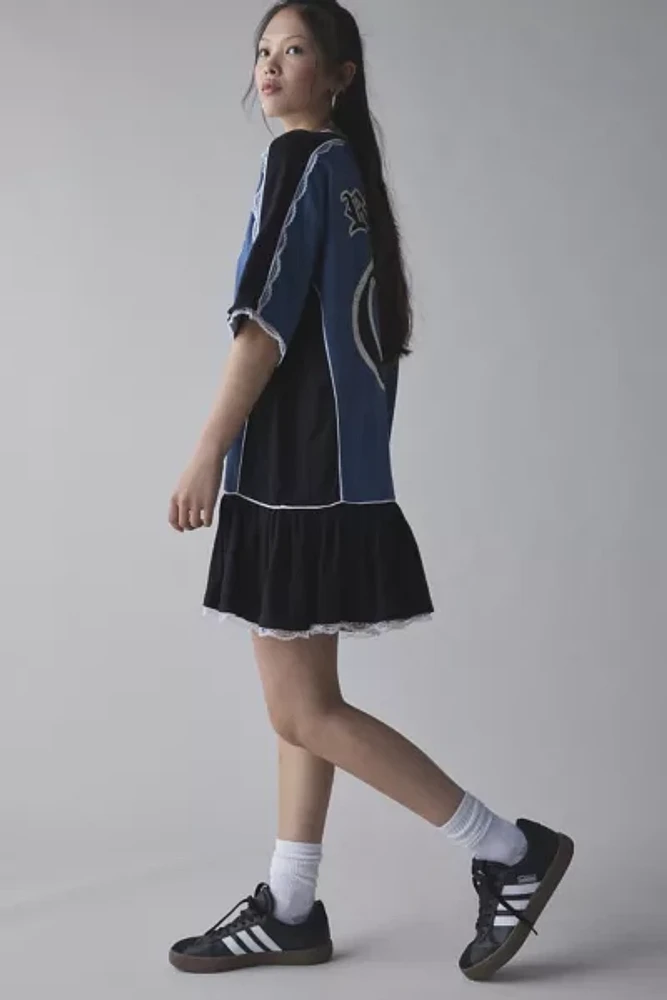 The Ragged Priest Drain Jersey Mini Dress