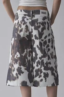 The Ragged Priest Cow Hide Print Jort