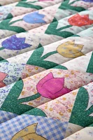 Renee Tulip Patchwork Reversible Quilt