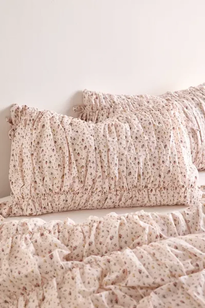 Printed Cinched Core Sham Set