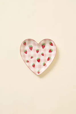 Heart Shape Metal Trinket Dish