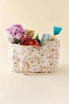 Mia Patterned Market Tote Bag