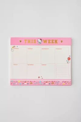 Sanrio Hello Kitty Weekly Planner Notepad