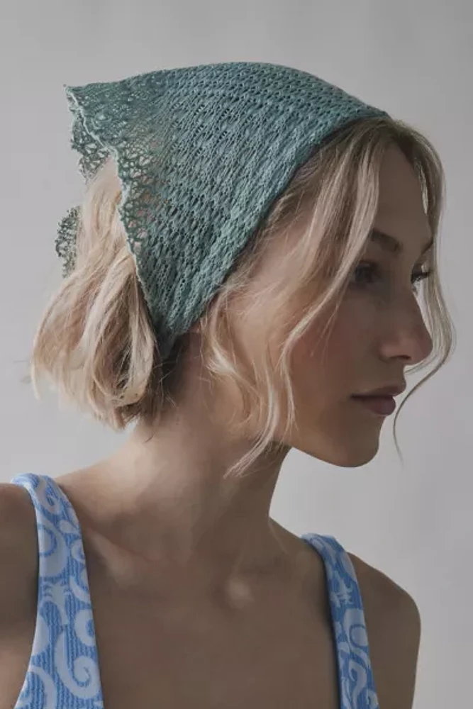 Soft Slip-On Crochet Headscarf