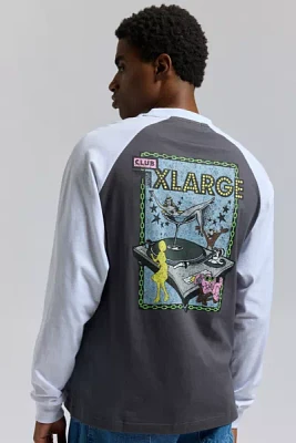 XLARGE Club Raglan Long Sleeve Tee