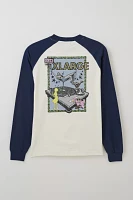 XLARGE Club Raglan Long Sleeve Tee