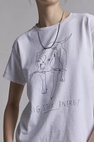 Big Stick Energy Dog Graphic Slim Tee