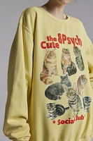 Cute Cat Crew Neck Sweatshirt