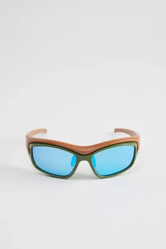 Ethan Stacked Shield Sunglasses