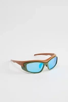 Ethan Stacked Shield Sunglasses