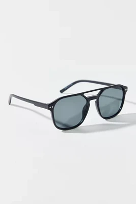 Lucas Round Aviator Sunglasses