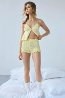 Out From Under Piper Perfect Pointelle Shirred Bloomer Short