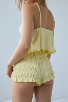 Out From Under Piper Perfect Pointelle Shirred Bloomer Short