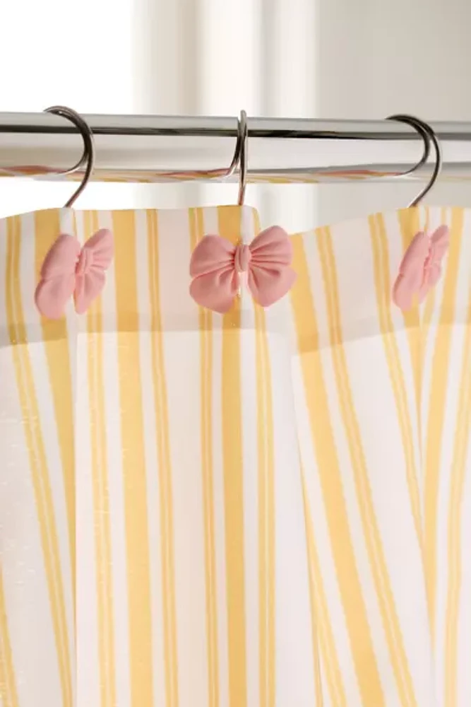 Bow Shower Curtain Hook Set