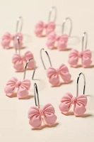 Bow Shower Curtain Hook Set