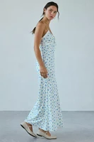 Kiss The Sky Juliette Floral Lace-Trim Maxi Dress