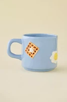 Breakfast Foods Sculpted Ceramic Mug