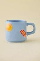 Breakfast Foods Sculpted Ceramic Mug