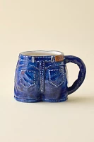 BDG Denim Jort Shape Ceramic Mug