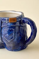 BDG Denim Jort Shape Ceramic Mug