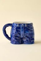 BDG Denim Jort Shape Ceramic Mug