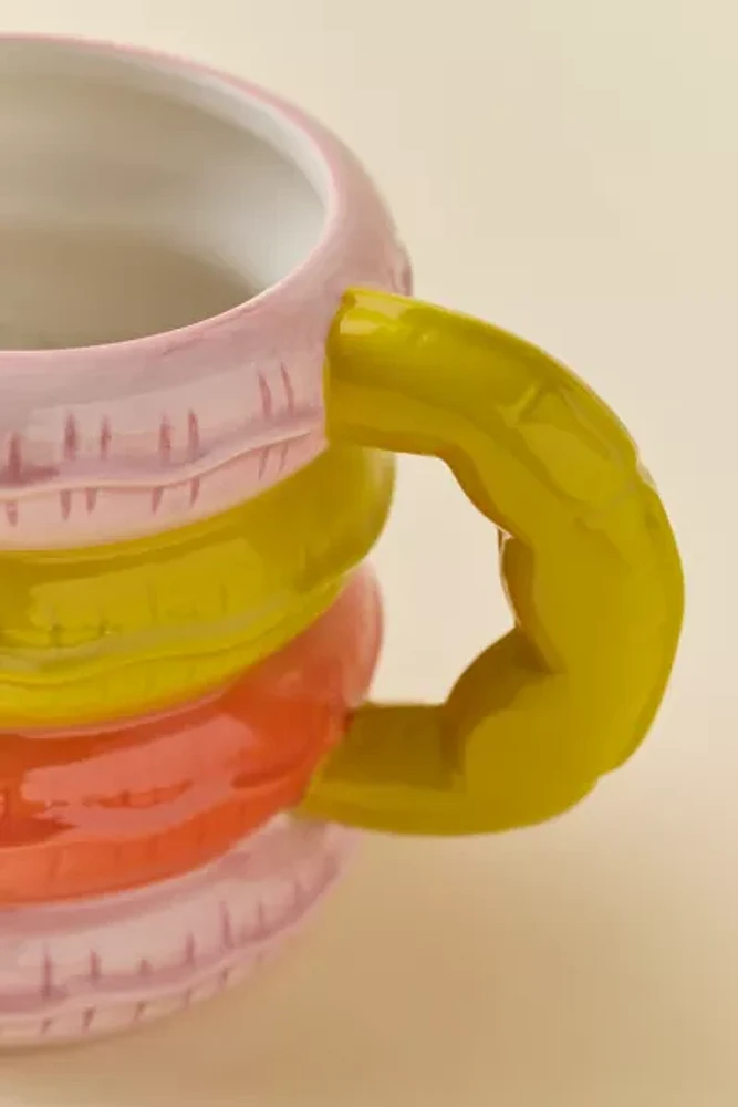 Inflatable Tube Pool Floatie Ceramic Mug