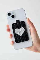 Sticky Bestie Double Heart Grippy Suction Phone Mount