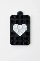 Sticky Bestie Double Heart Grippy Suction Phone Mount