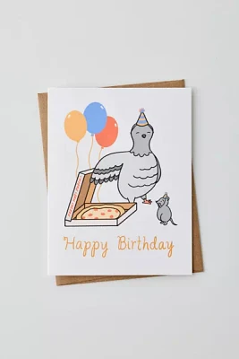 Tiffbits Pizza Pie Birthday Card