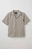 FRIED RICE Grid Pattern Short Sleeve Shirt