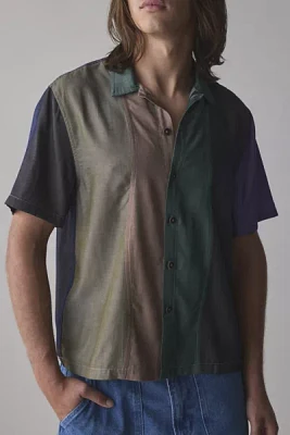 FRIED RICE Paneled Short Sleeve Shirt