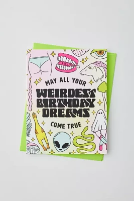 Boss Dotty Weird Dreams Birthday Card