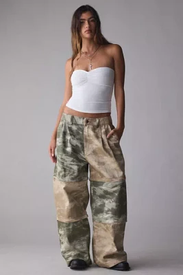 FRIED RICE Blocked Camo Baggy Pant